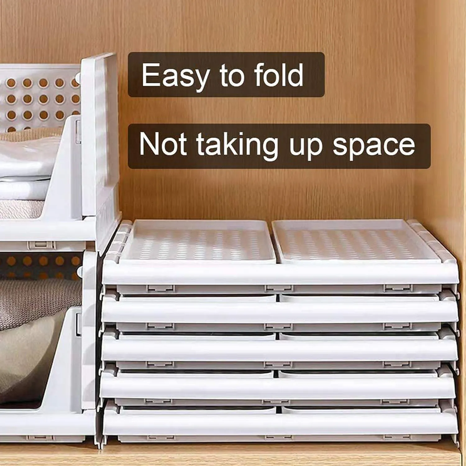 Clothes, Organizer Organizer Fully equipped Multi and Dual-purpose Drawer for for for Clothes Closet Drawer Stackable Cupboard Plastic Organizer Clothes 3 Organizer Layer Foldable Purpose Wardrobe