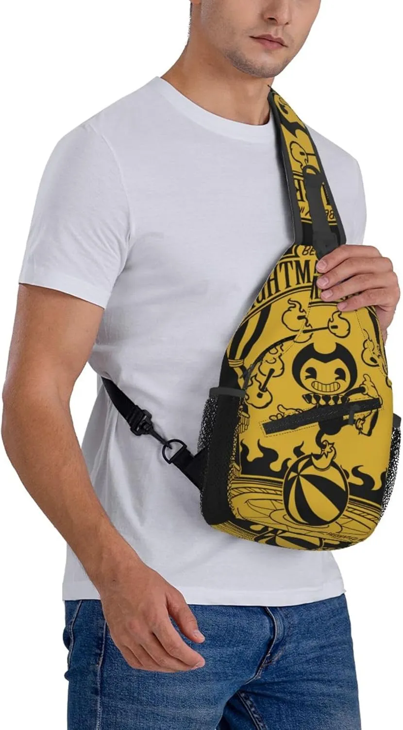 Cross Chest Bag Diagonally Sling Backpack Crossbody Ben&dy Multipurpose Shoulder Bag Travel Hiking Daypack Running Sports