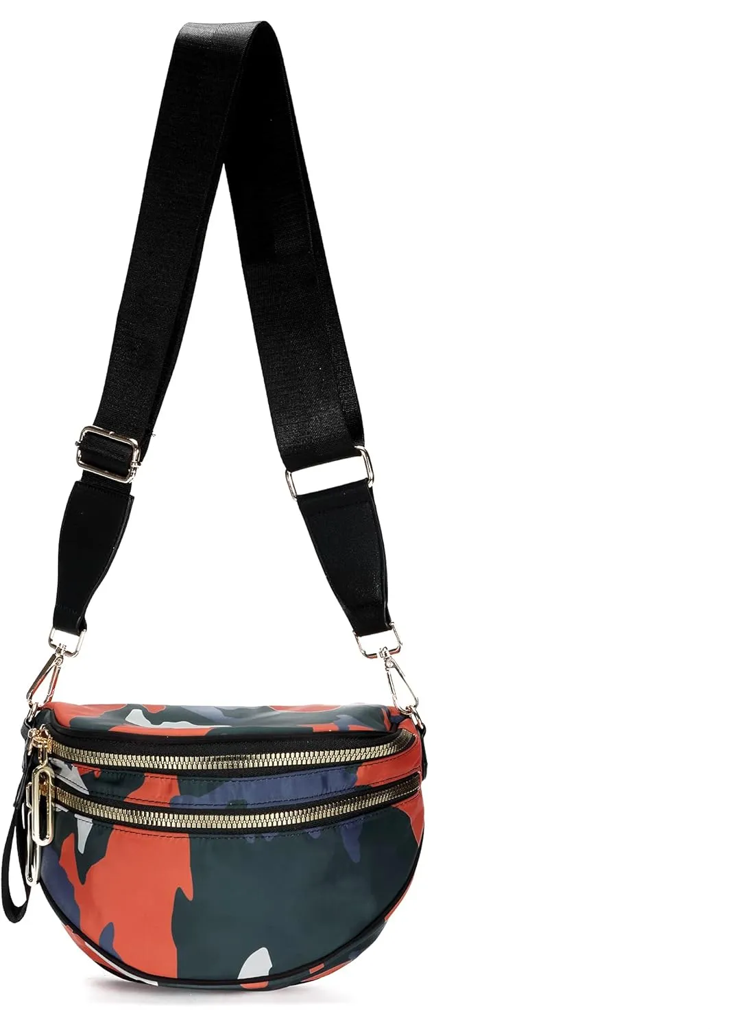 Crossbody Bags for Women Nylon Cross Body Travel Shoulder Handbags Lady Chest Purses Light Sling Backpack