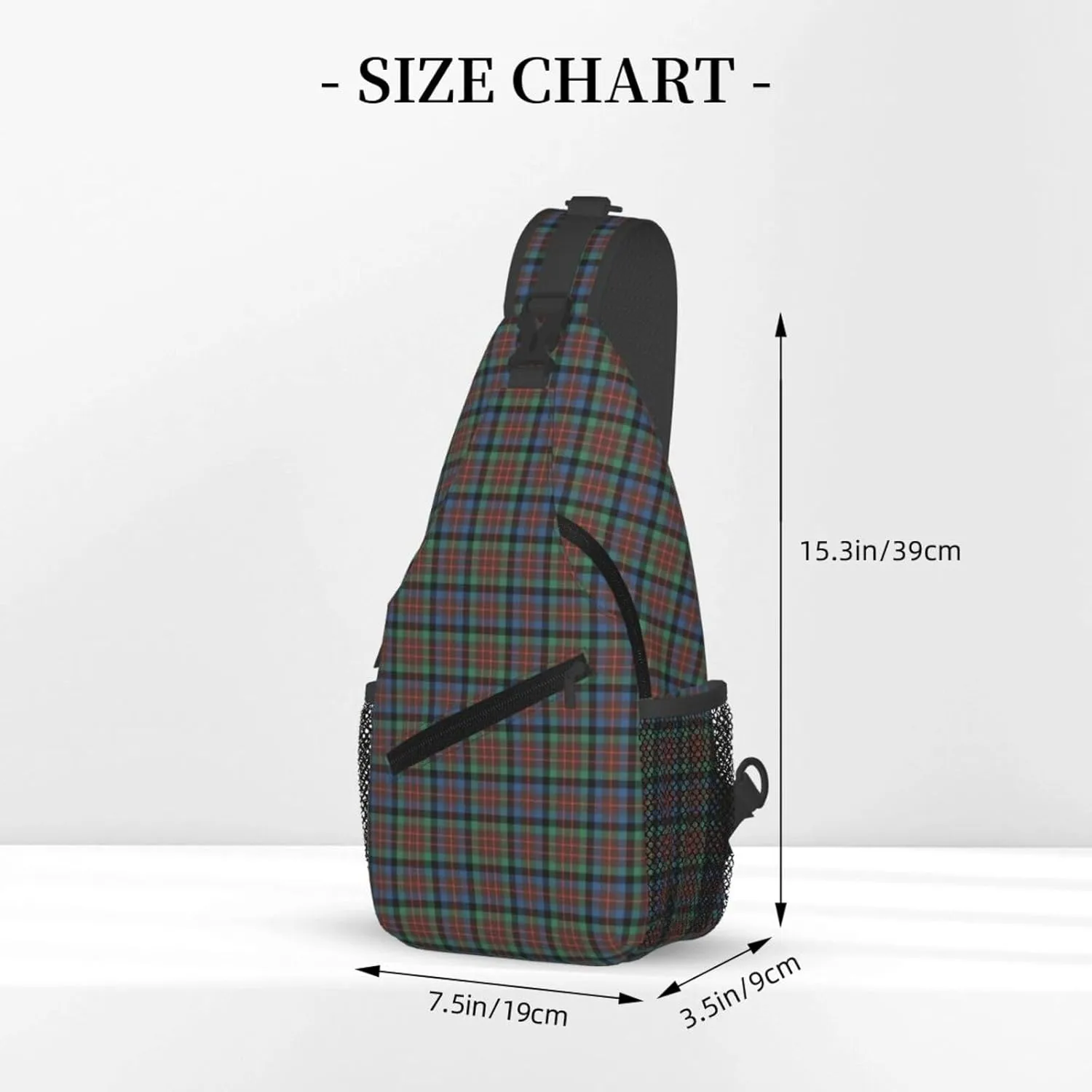Crossbody Sling Backpack Clan MacDuff Hunting Ancient Tartan Shoulder Chest Bag Daypack for Traveling Sport