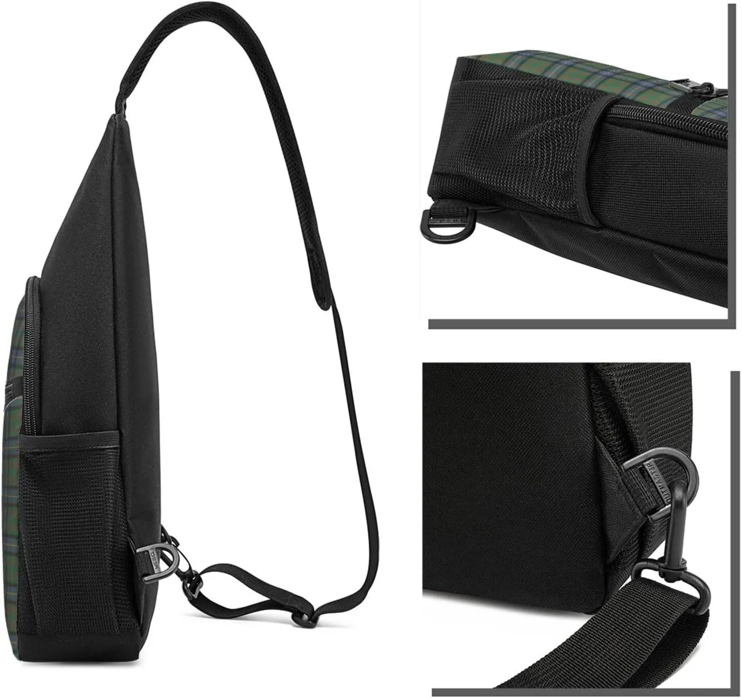Crossbody Sling Backpack Cochrane Ancient Tartan Shoulder Chest Bag Daypack for Traveling Sport