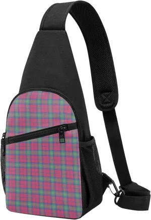 Crossbody Sling Backpack Lindsay Ancient Tartan Shoulder Chest Bag Daypack for Traveling Sport
