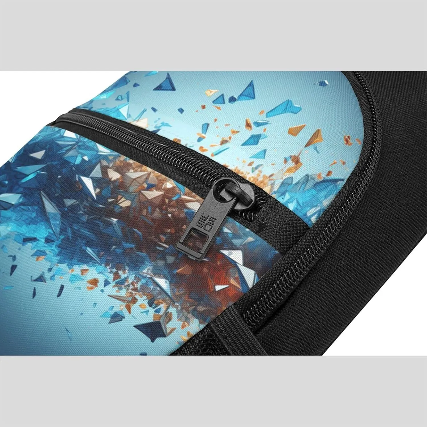 Crossbody Sling Backpack Sling Bag for Men Women Cross Chest Bag Shoulder Bag Chaotic Particles Travel Hiking Daypack