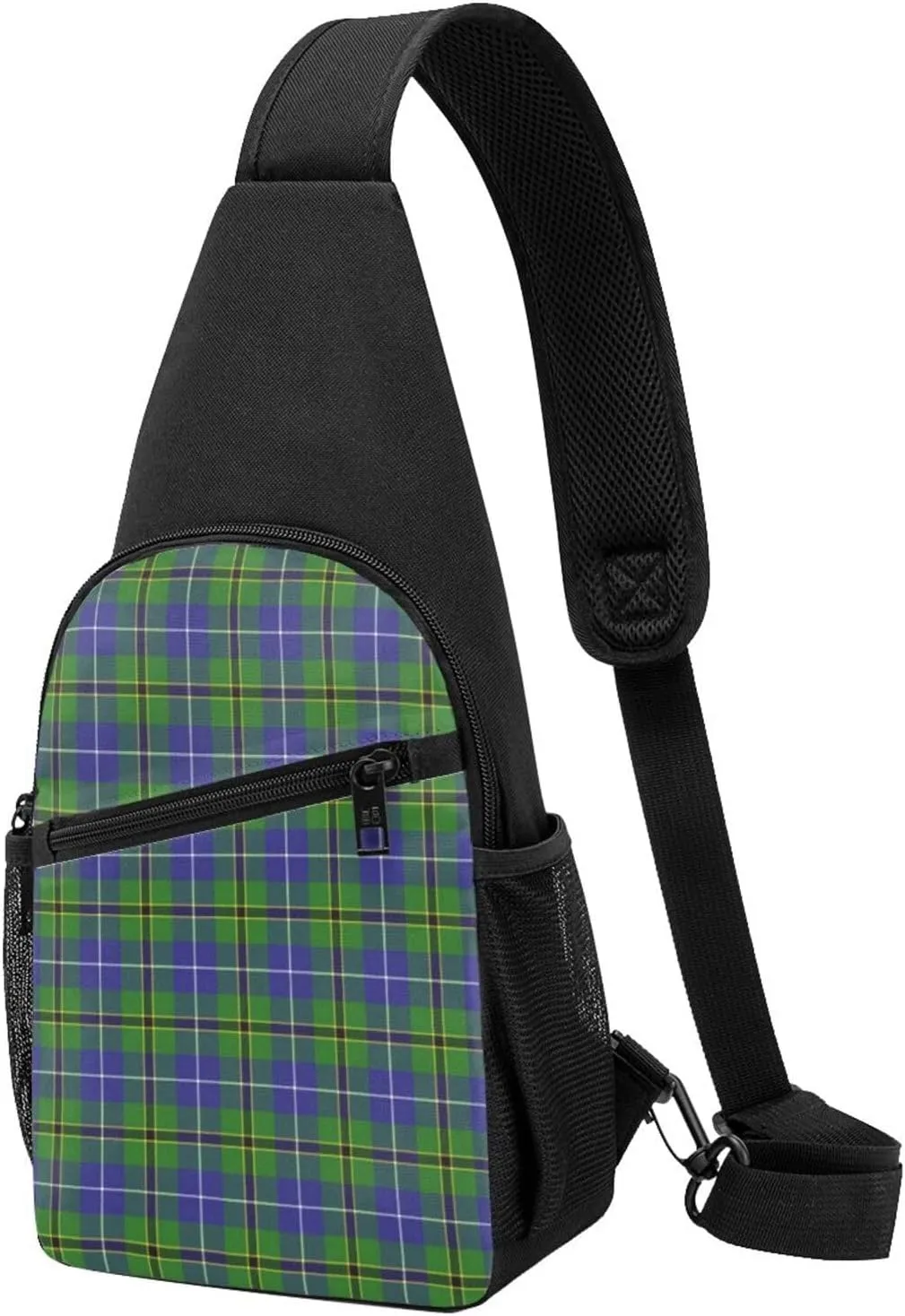 Crossbody Sling Backpack Turnbull Hunting Tartan Shoulder Chest Bag Daypack for Traveling Sport