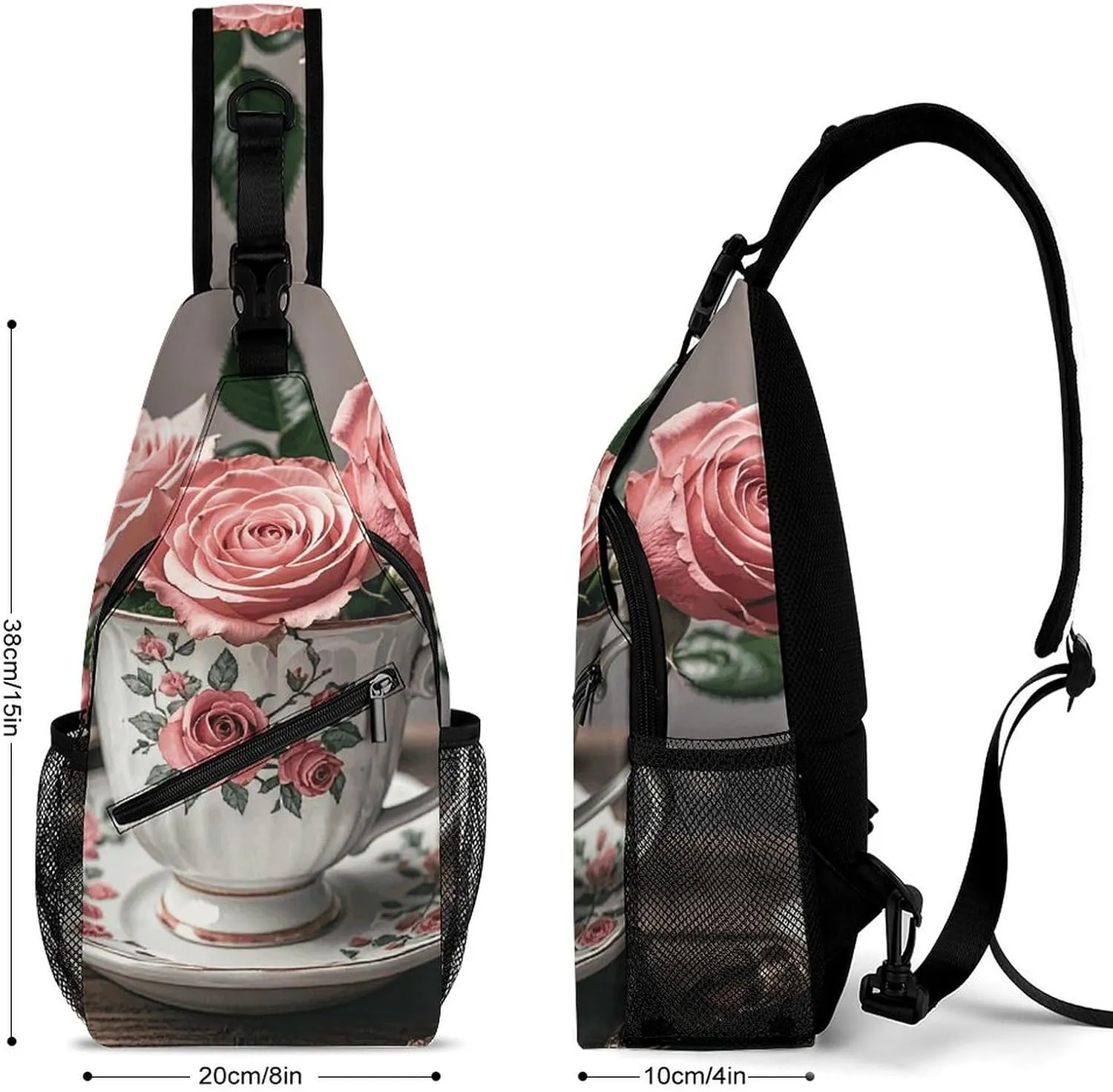 Crossbody Sling Bag Red Pandas Backpack Sling Bag Travel Hiking Chest Bag Shoulder Bag Daypack