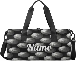 Custom Dance Duffel Bag Sport Backpacks Gyms and Weekend Overnight Travel Duffle Bag Birthday Christmas Halloween Waterproof, Sports Golf Ball