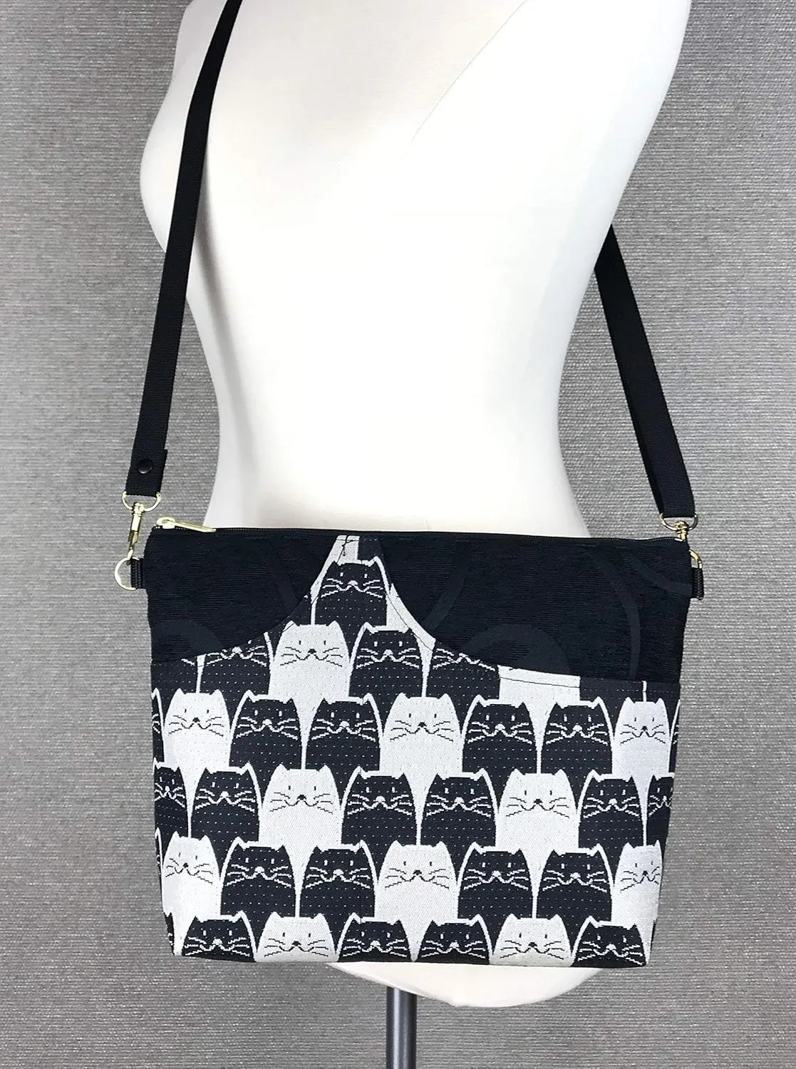 Danny K. Women's Tapestry Bag Shoulder Handbag, Large Zipper Purse Handmade in the USA