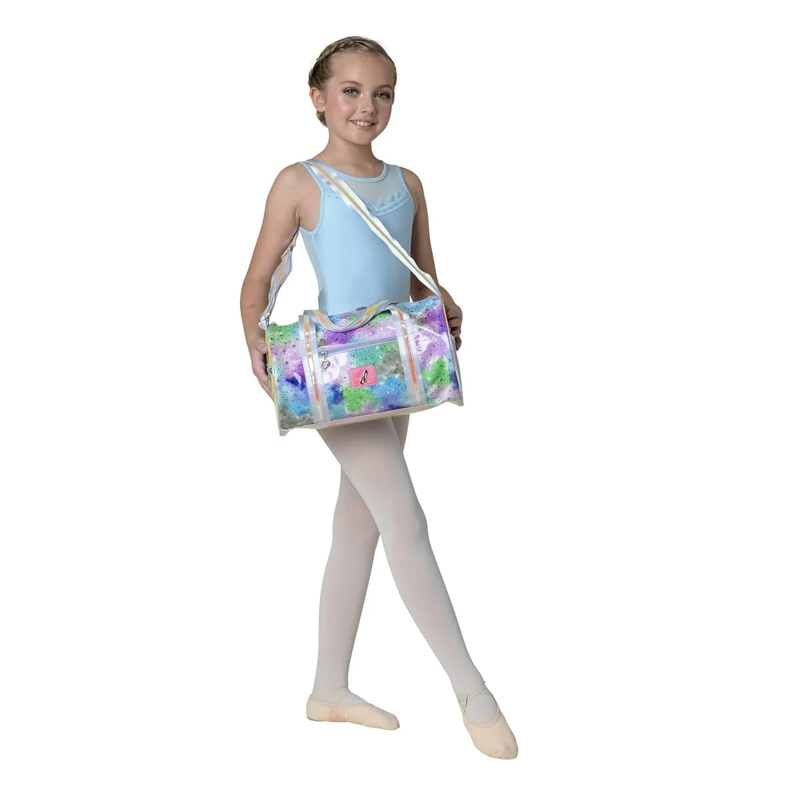 Danznmotion Pastel Clouds and Stars Duffel Bag