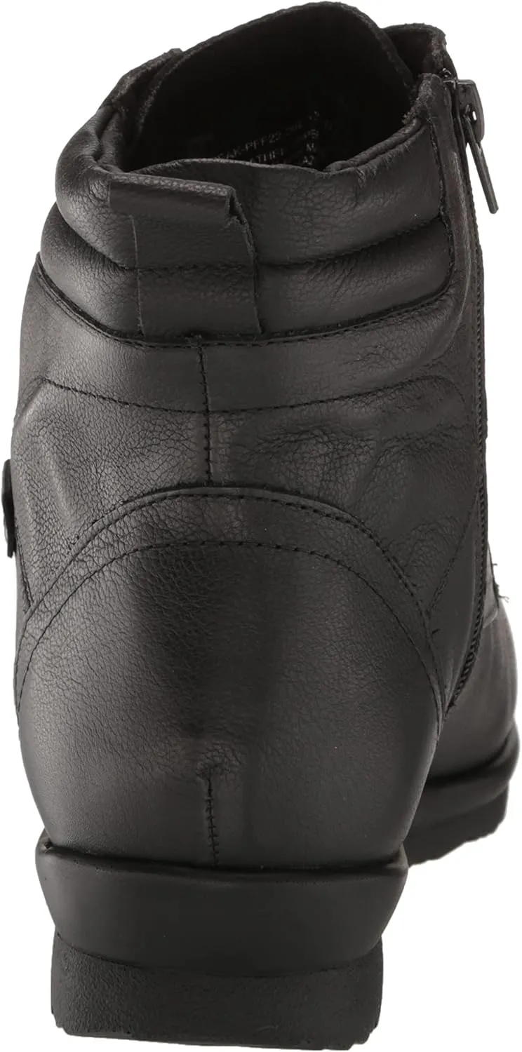 David Tate Womens Peak Leather Ankle Booties