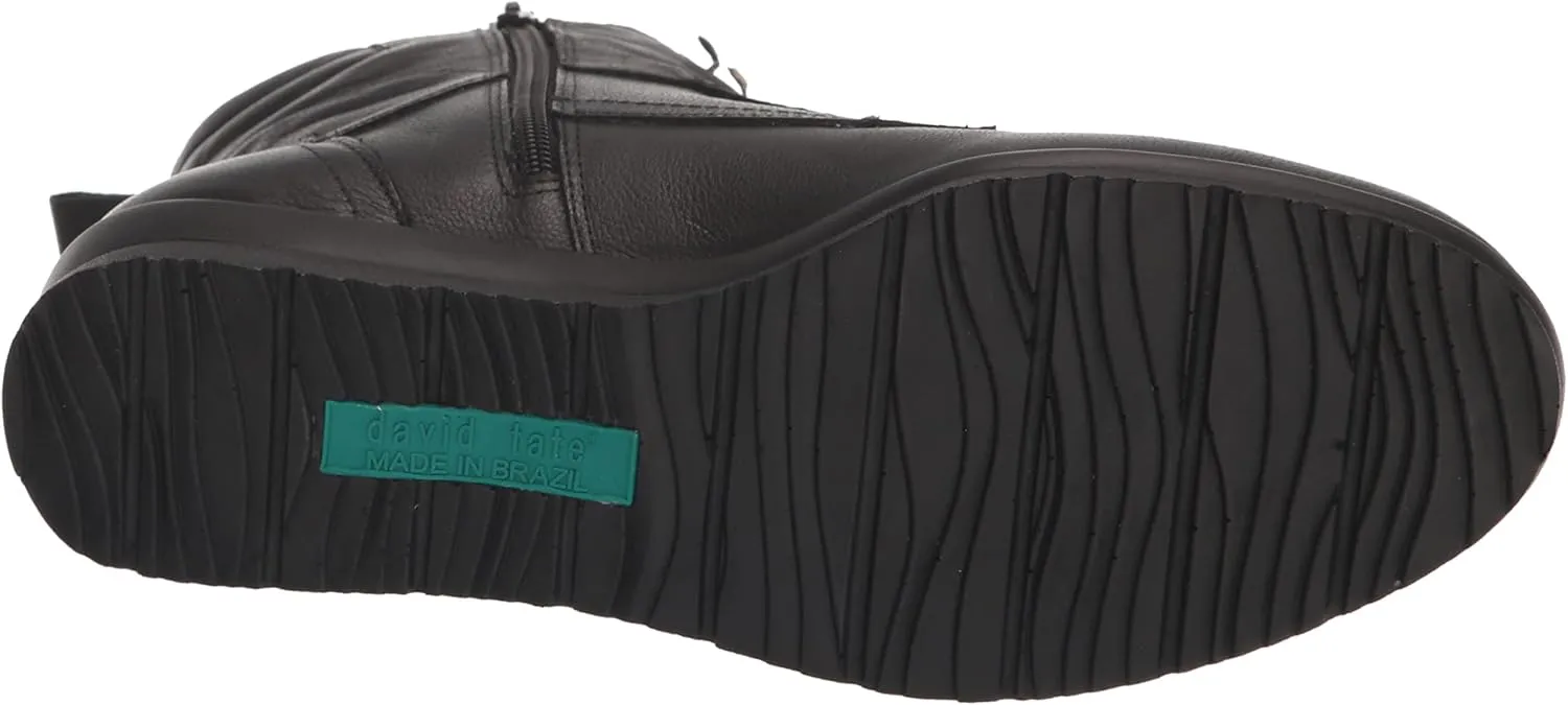 David Tate Womens Peak Leather Ankle Booties