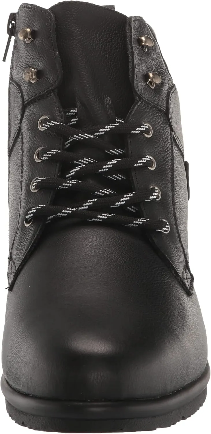 David Tate Womens Peak Leather Ankle Booties
