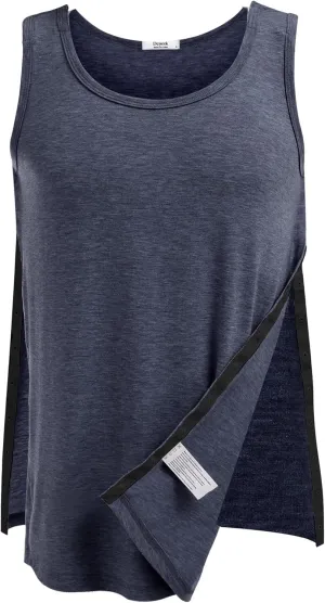 Deyeek Unisex Shoulder Snap-Access Tank Tops Post Surgery Shirts Tear Away Chemo Shirt Clothes After Rotator Cuff Surgery