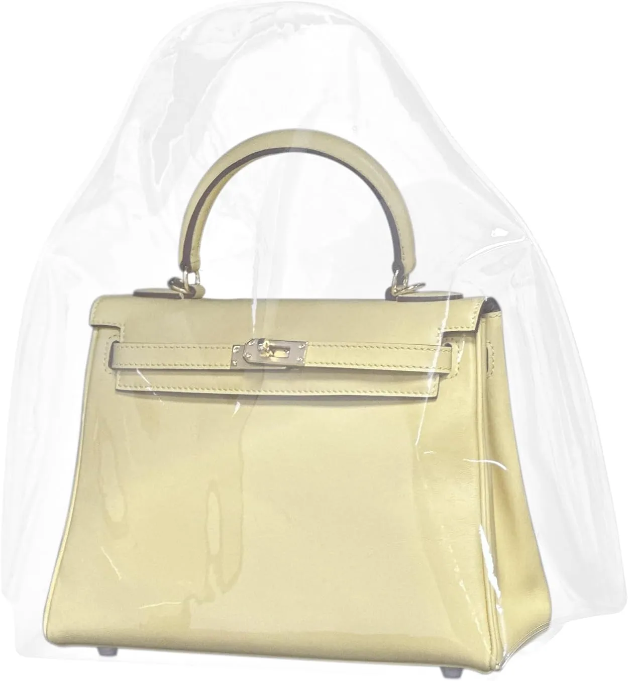 DGAZ Clear Dust Bags for Luxury Handbags,Waterproof Purse Storage Bag,Lightweight Handbag Protector(Medium)