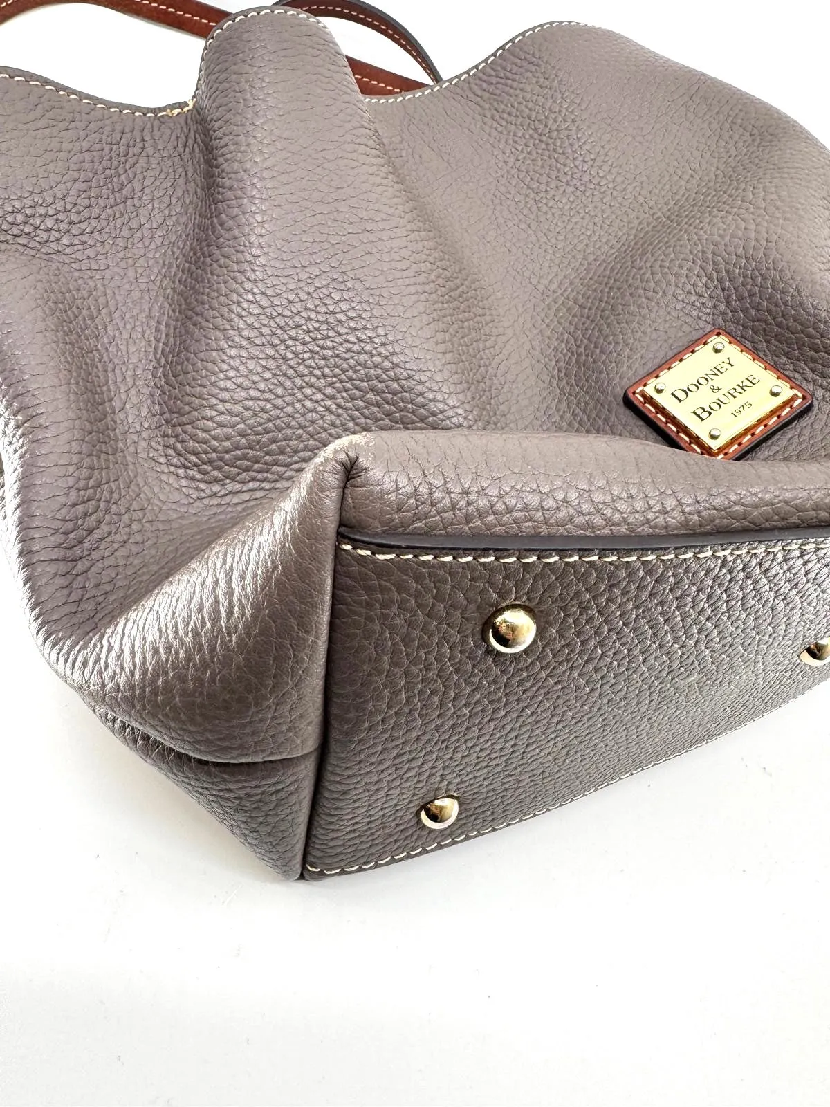 DOONY & BOURKE PEBBLE GRAINED LEATHER FLYNN TOTE BAG