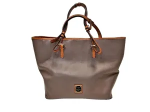 DOONY & BOURKE PEBBLE GRAINED LEATHER FLYNN TOTE BAG