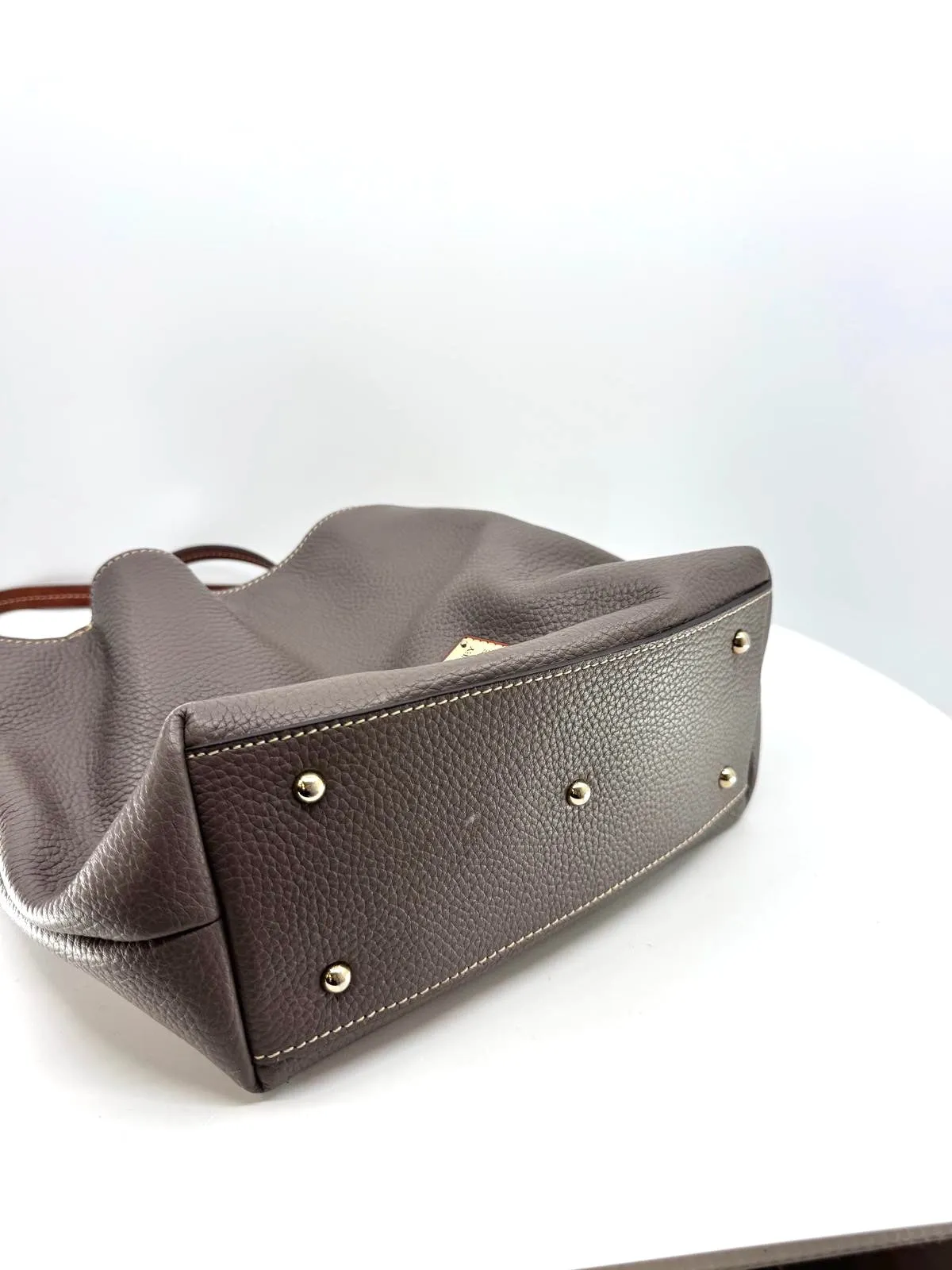 DOONY & BOURKE PEBBLE GRAINED LEATHER FLYNN TOTE BAG