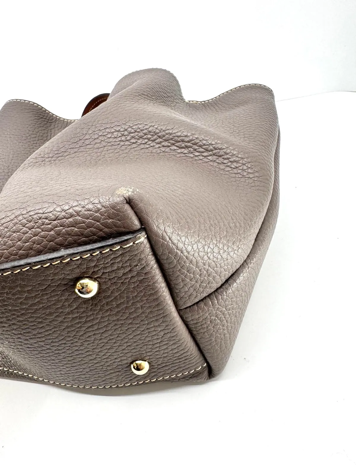 DOONY & BOURKE PEBBLE GRAINED LEATHER FLYNN TOTE BAG