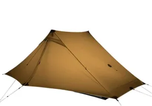 Double-Layer Camping Tent, Double-Door Rainproof Tent, Multifunctional Ventilated Camping Tent, 3 Seconds to Quickly Unfold, for 3-4 People Camping