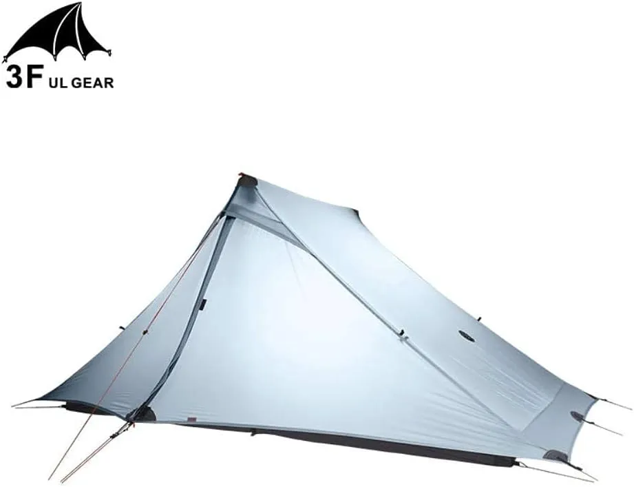 Double-Layer Camping Tent, Double-Door Rainproof Tent, Multifunctional Ventilated Camping Tent, 3 Seconds to Quickly Unfold, for 3-4 People Camping