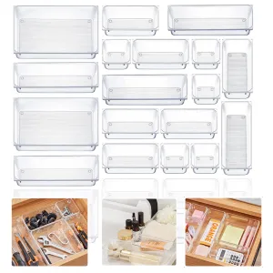 Drawer Organizers - 25 Piece Set