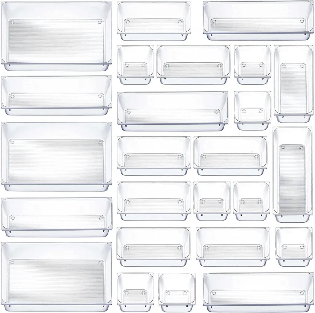 Drawer Organizers - 25 Piece Set