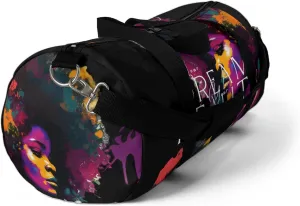 Dream Workout Duffel Bag, Waterproof Sports Backpack, Black, for Women and Men (Duffel 19-inch), 32063