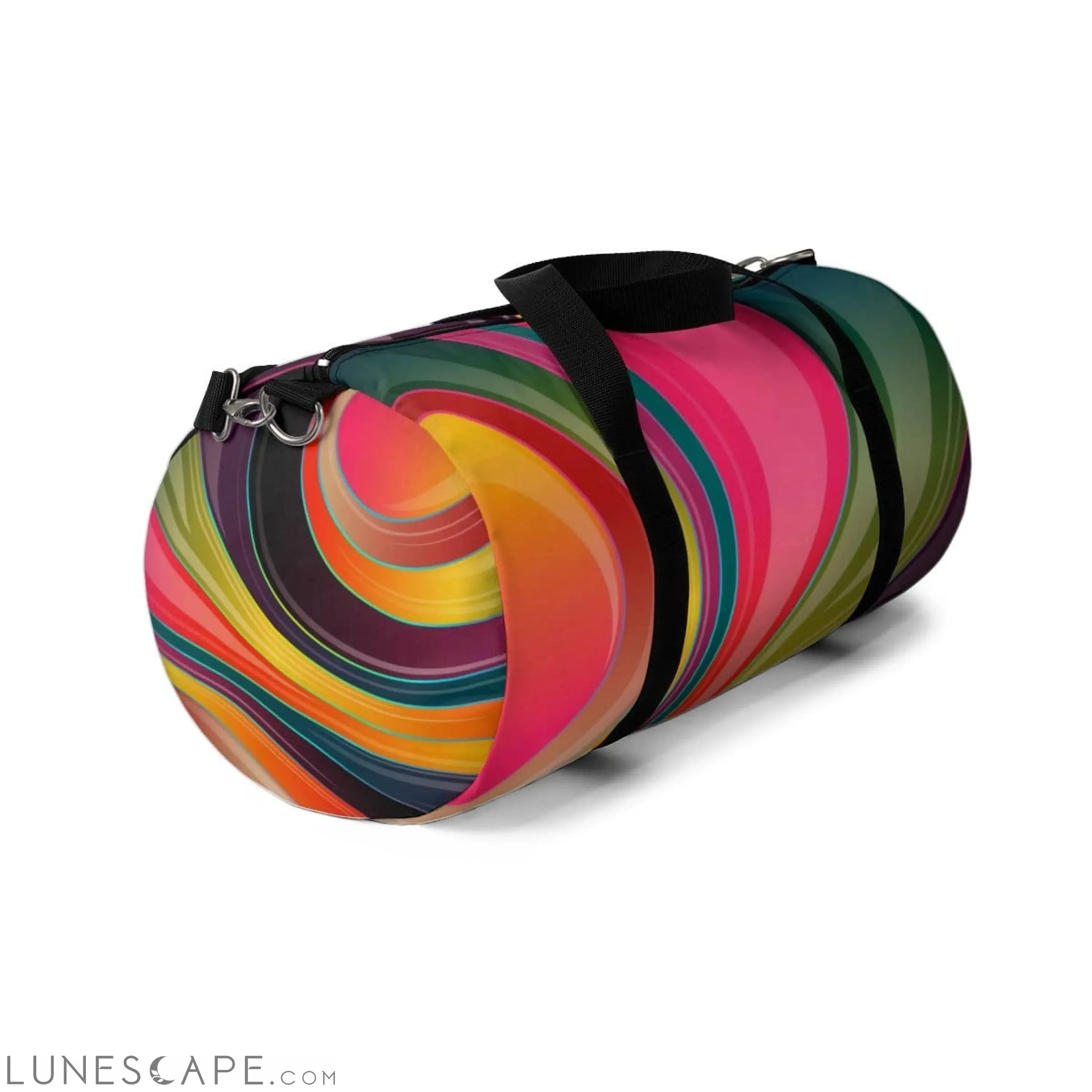 Duffel Bag - Carry on Luggage - Multicolor Swirl