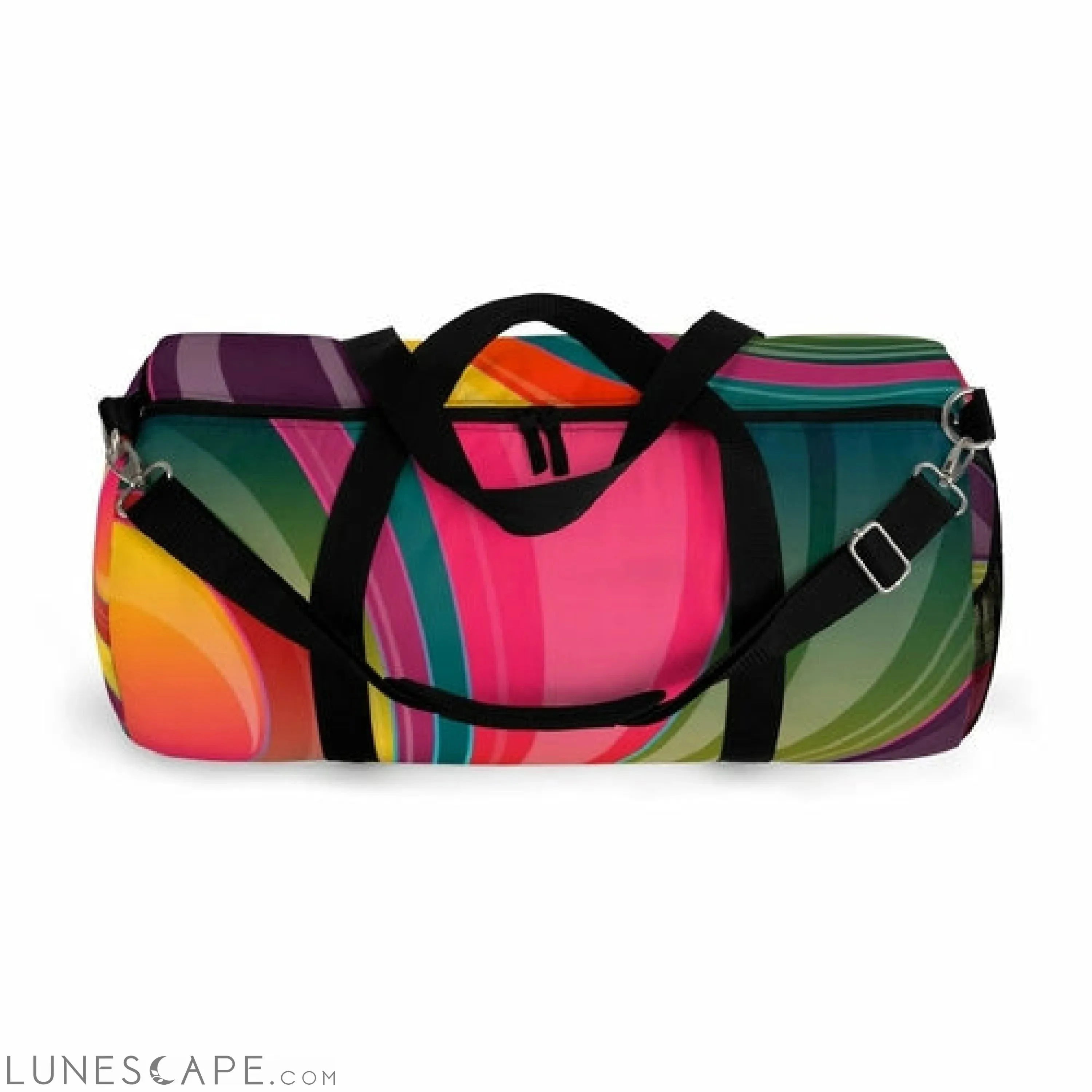 Duffel Bag - Carry on Luggage - Multicolor Swirl