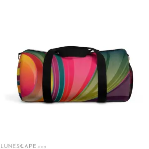 Duffel Bag - Carry on Luggage - Multicolor Swirl