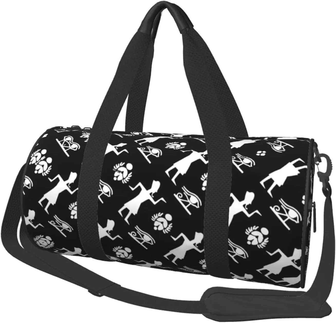 Duffel Bag Egyptian Eye Of Pharaoh Round Gym Bag For Men Women Duffle Bag Lightweight For Travel Sports