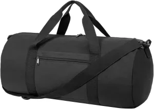 Duffel Bag for Men Women, 20 inch lightweight Carry On Gym Bag for Travel Sport, Small Travel Personal Item Bag (Black)