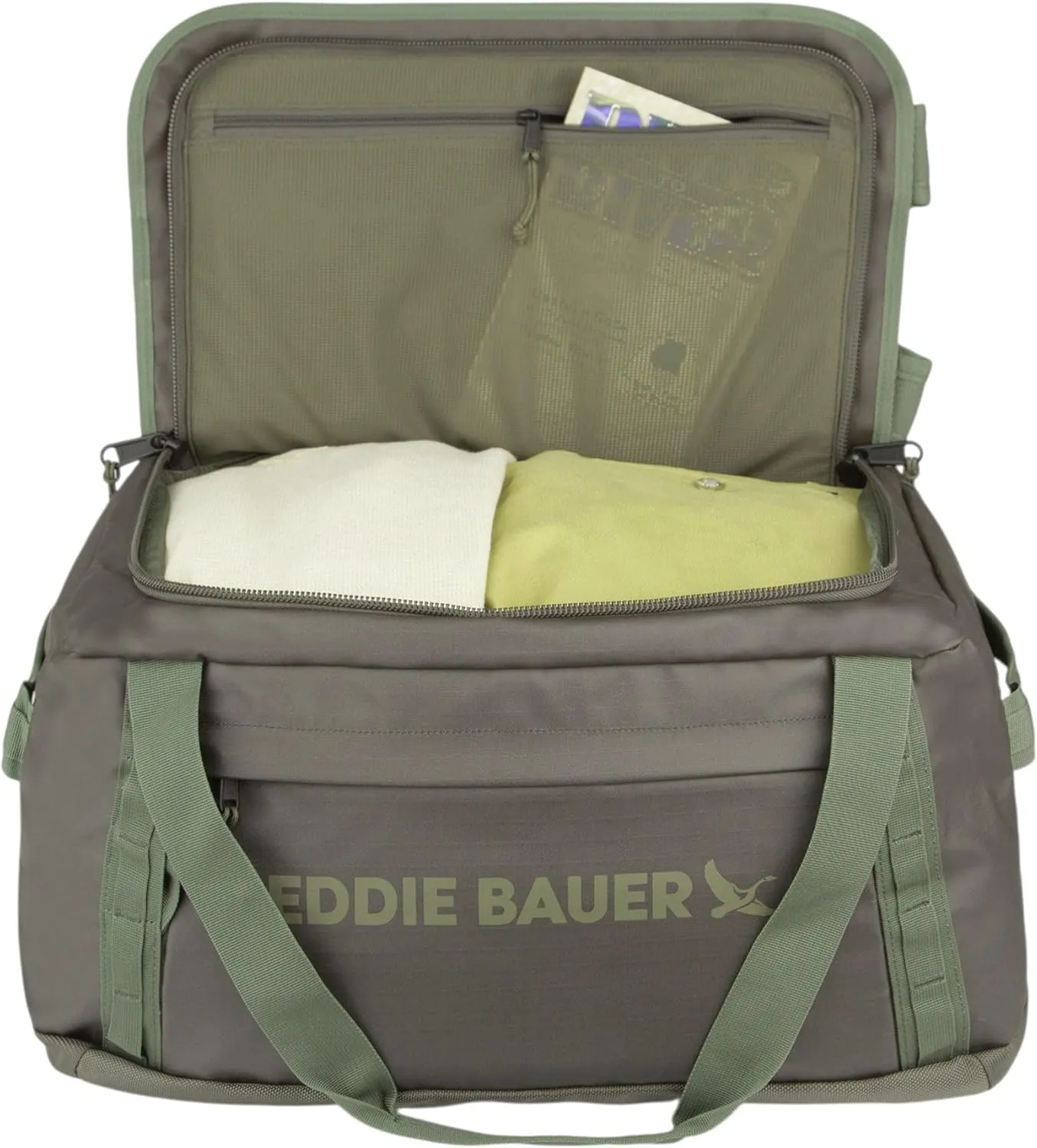 Eddie Bauer Maximus Duffel Bag |Hiking | Outdoor Gear | Travel | Lightweight | Weather-Resistant | Durable | Rugged | Carry-on