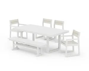 EDGE Sling 6-Piece Dining Set with Bench