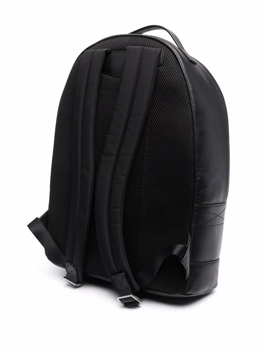 Emporio Armani Logo Leather Backpack
