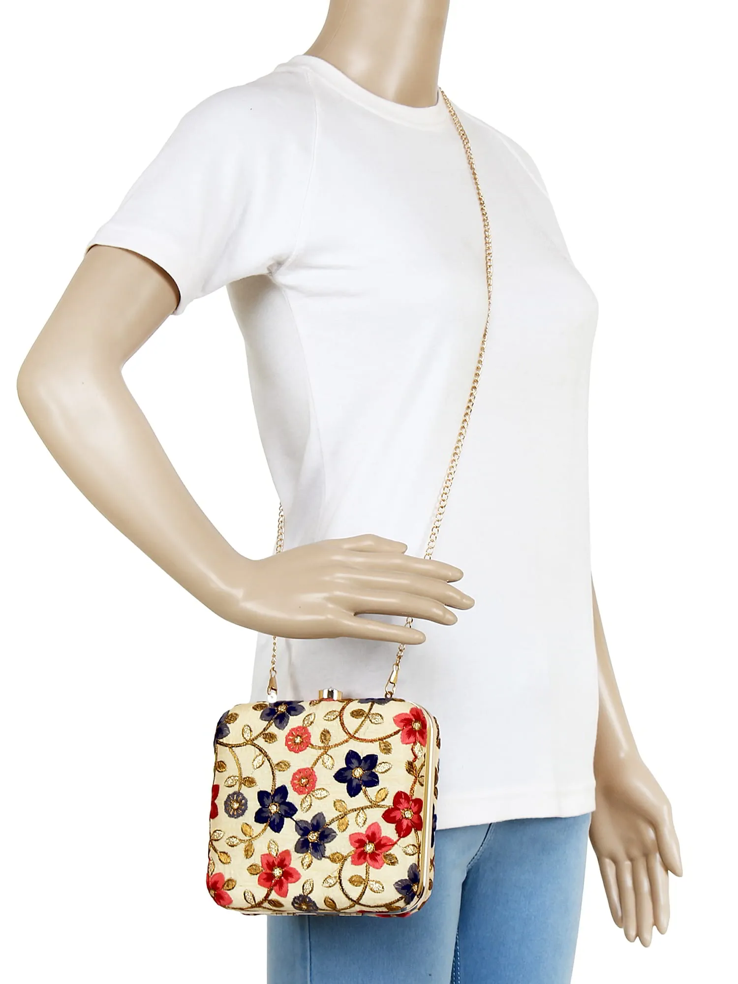 Ethnique Embroidered Party Clutch