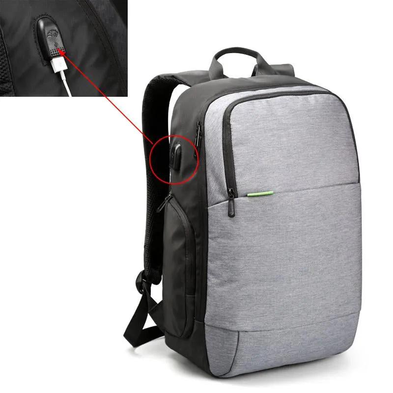 External USB Charge Travel Backpacks