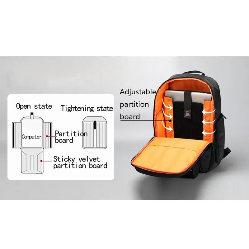 External USB Charge Travel Backpacks