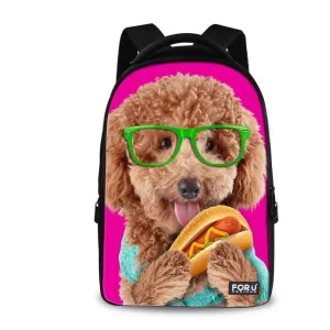 Fashion 3D Animal Dog Bagpack