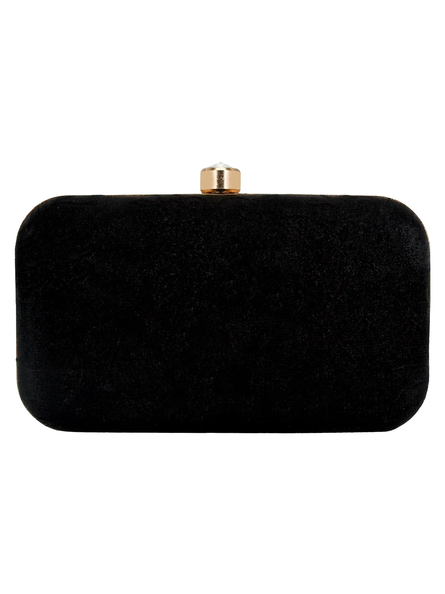 Feral Animal Print Velvet Fabric Clutch