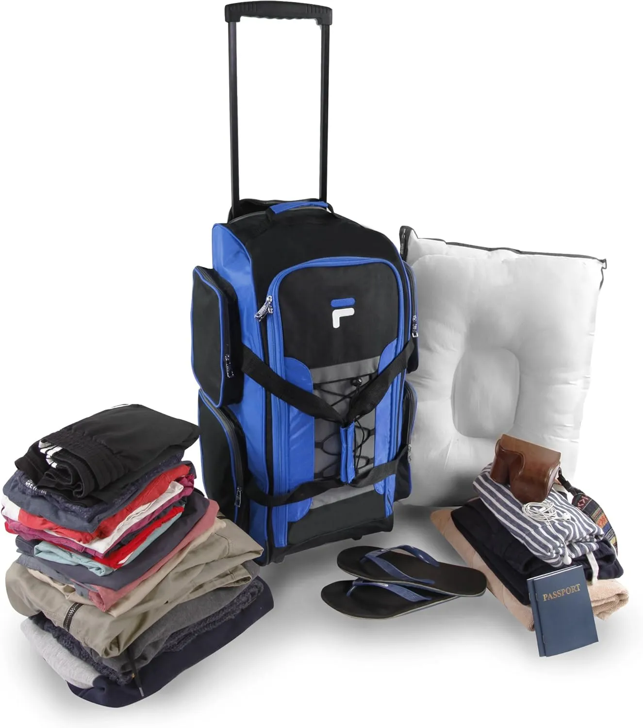 Fila 26" Lightweight Rolling Duffel Bag