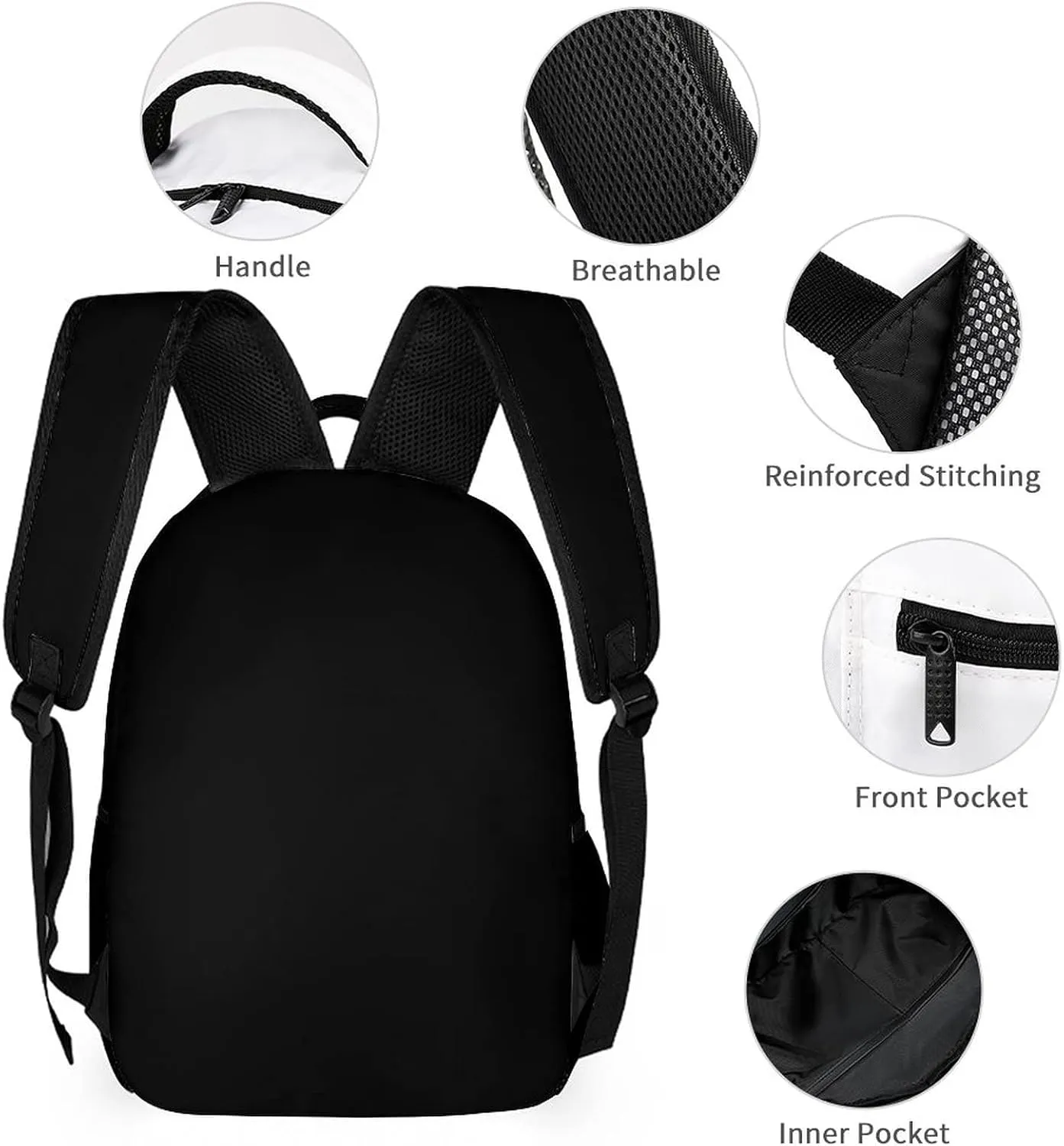 Fiokroo Cute Puppy Dogs Animal Backpack School Bag For Students Teens Men Women Laptop Backpacks Travel Daypack Bag With Multiple Pockets