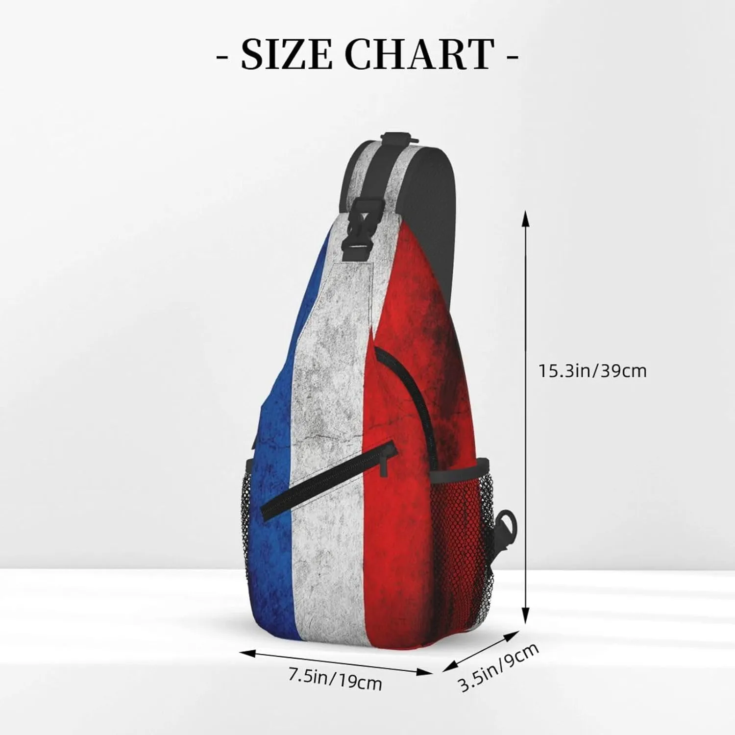 Flag Of Netherlands (Dutch) Rustic Small Crossbody Backpack Sling Bag For Men Women Mini One Shoulder Chest Bags Gym Sport Travel Hiking Daypack