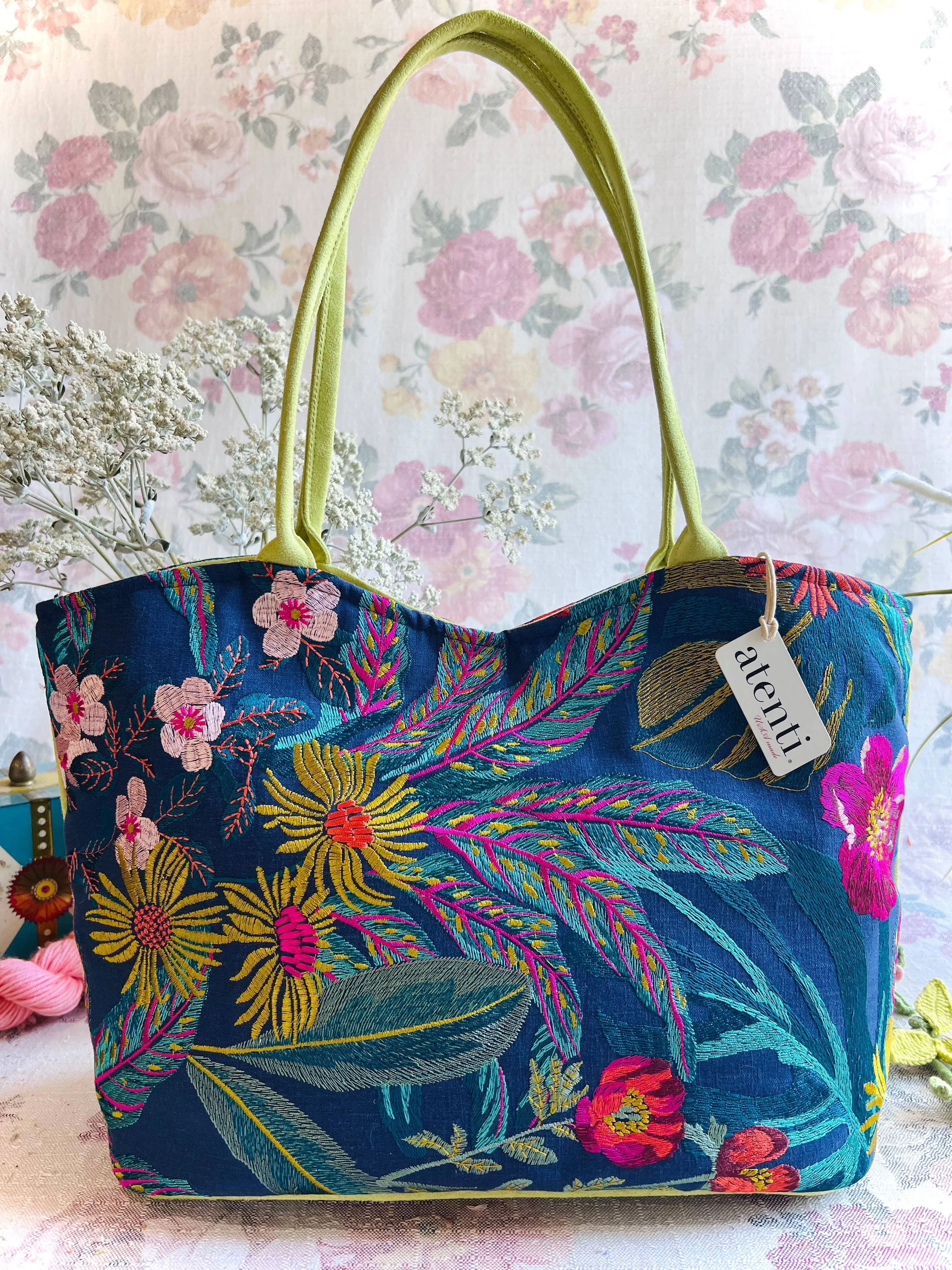 Floral Lolita with Matching Pouch