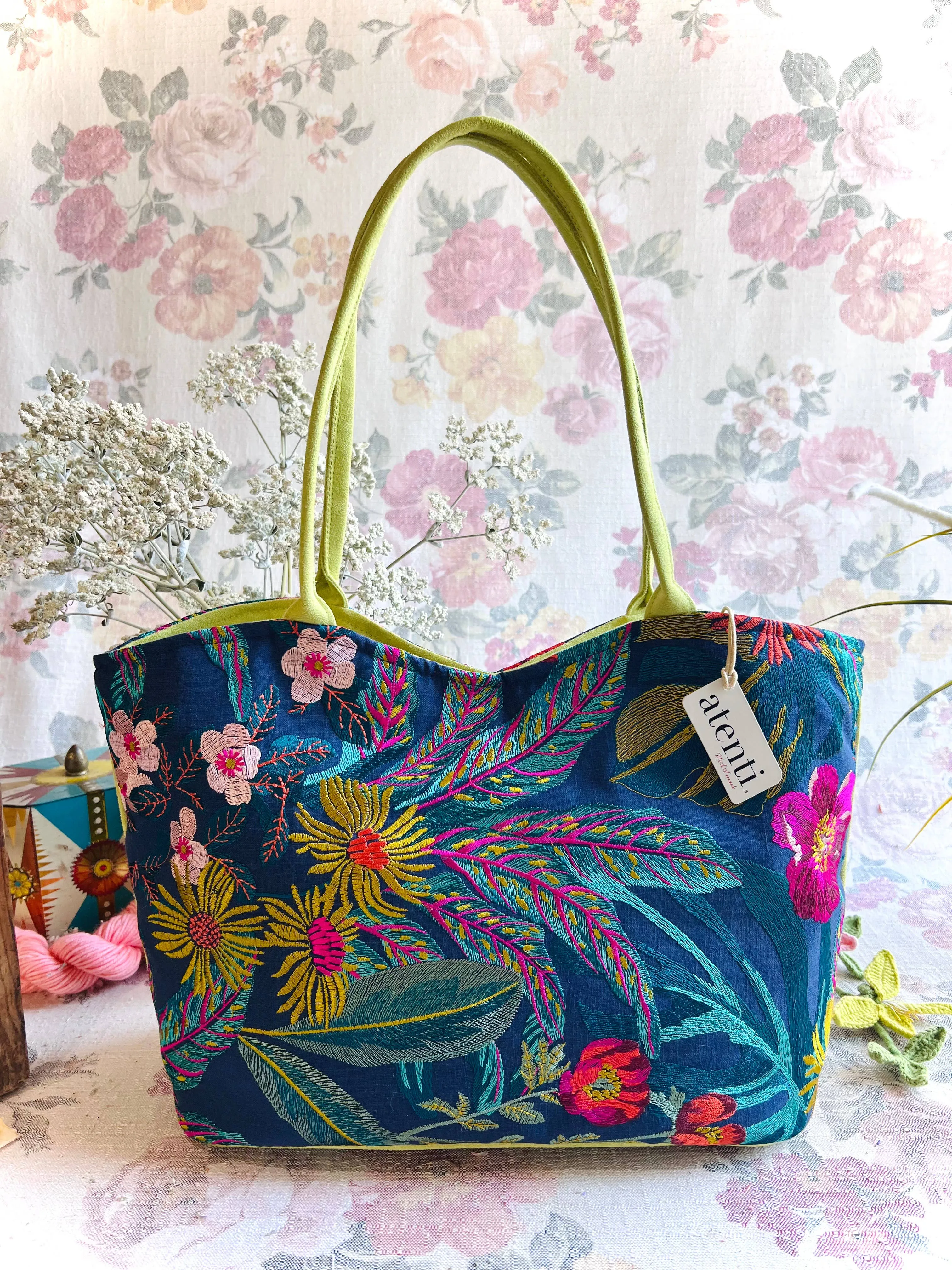 Floral Lolita with Matching Pouch