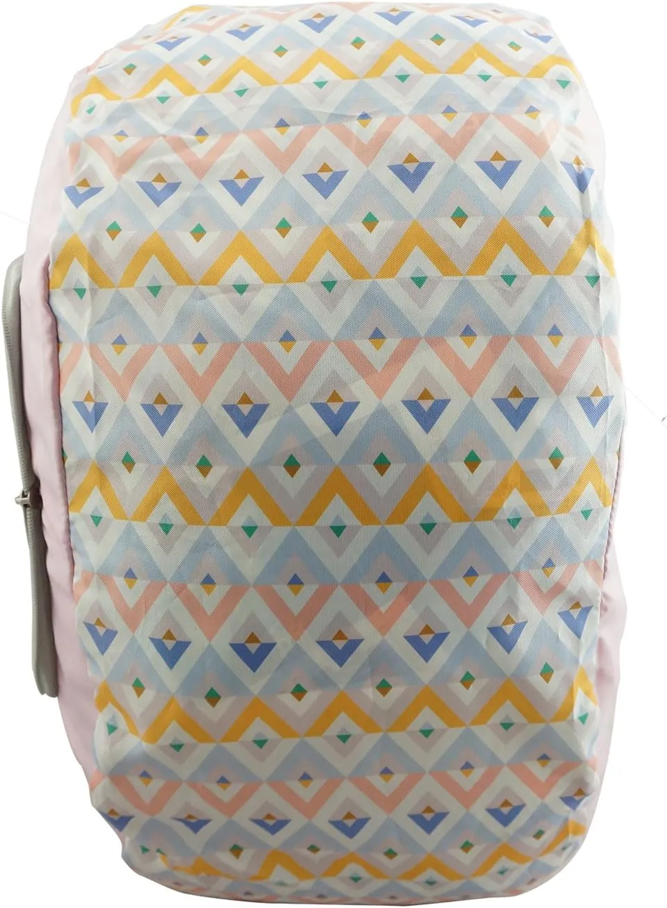 Foldable Backpack Duffel Bag Convertible Lightweight Gym Bag 2 in 1 Day Pack Printed Pattern Pink