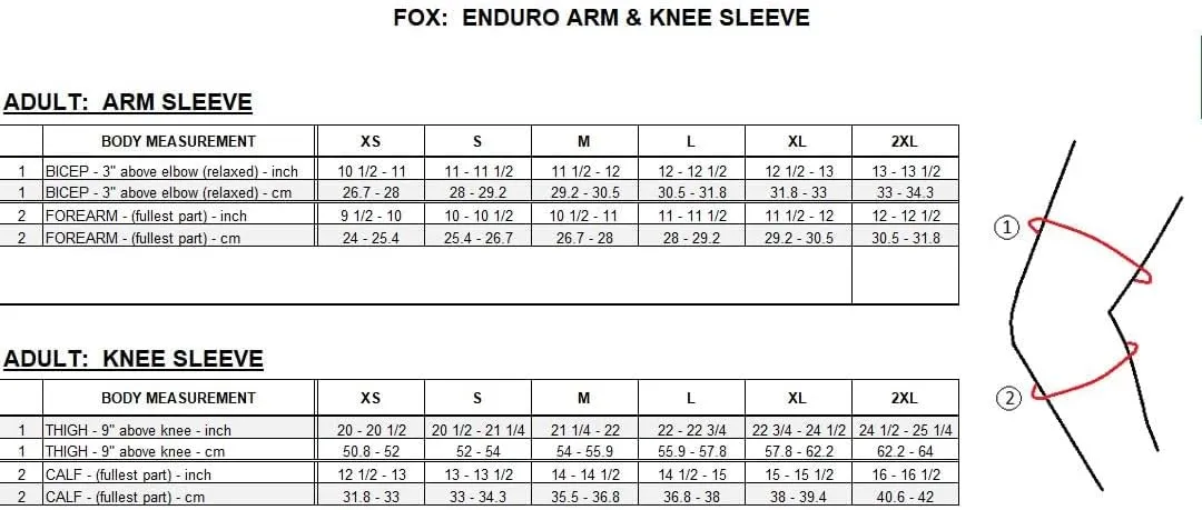 FOX RACING Enduro Mountain Biking Elbow Guard