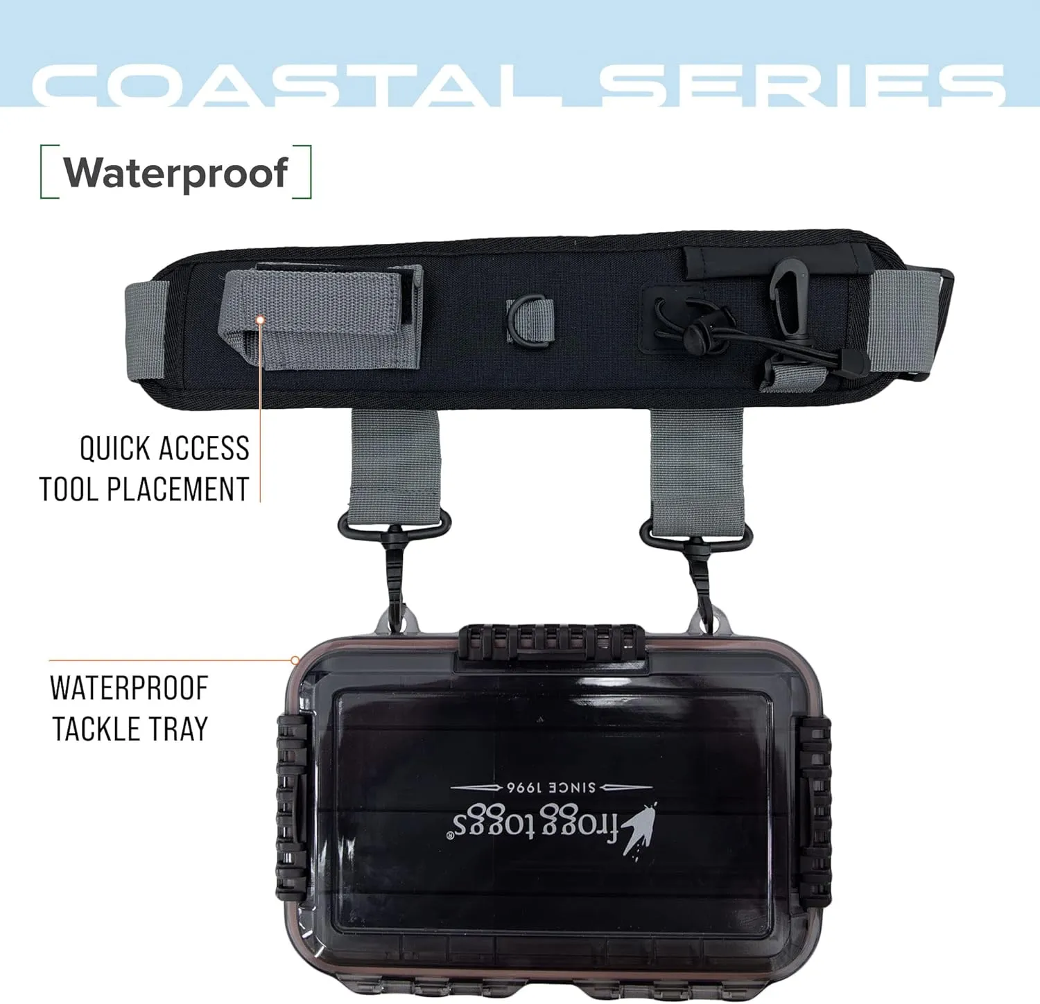 FROGG TOGGS Tidal Sling Fishing Wading Belt for Quick Tackle Access