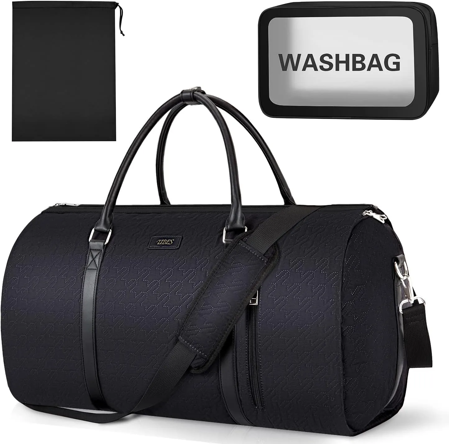 Garment Bag for Travel Convertible Carry On Garment Bag Large Travel Duffel Bags for Women 2 in 1 Hanging Suitcase Suit Travel Bags for Women & Men 3pcs Set