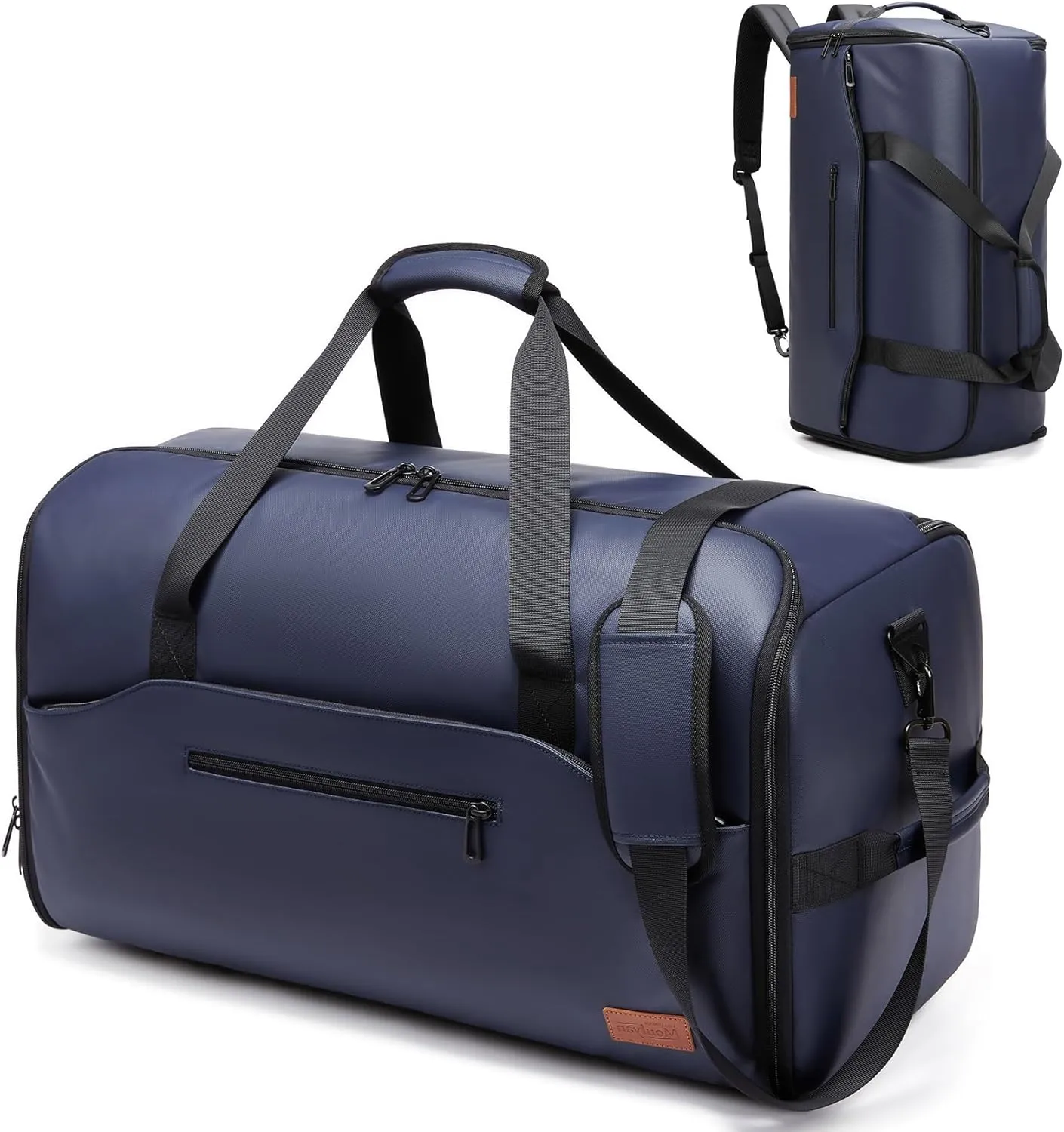 Garment Duffle Bags for Travel,Moulyan Convertible Garment Bag with Shoe Compartment,3 in 1 Waterproof Travel Suit Bag with Shoulder Strap for Men Women