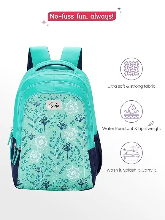 Genie Snowflake DLX 19" Backpack  - Teal